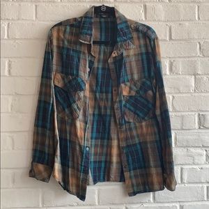 Sanctuary Plaid button down shirt